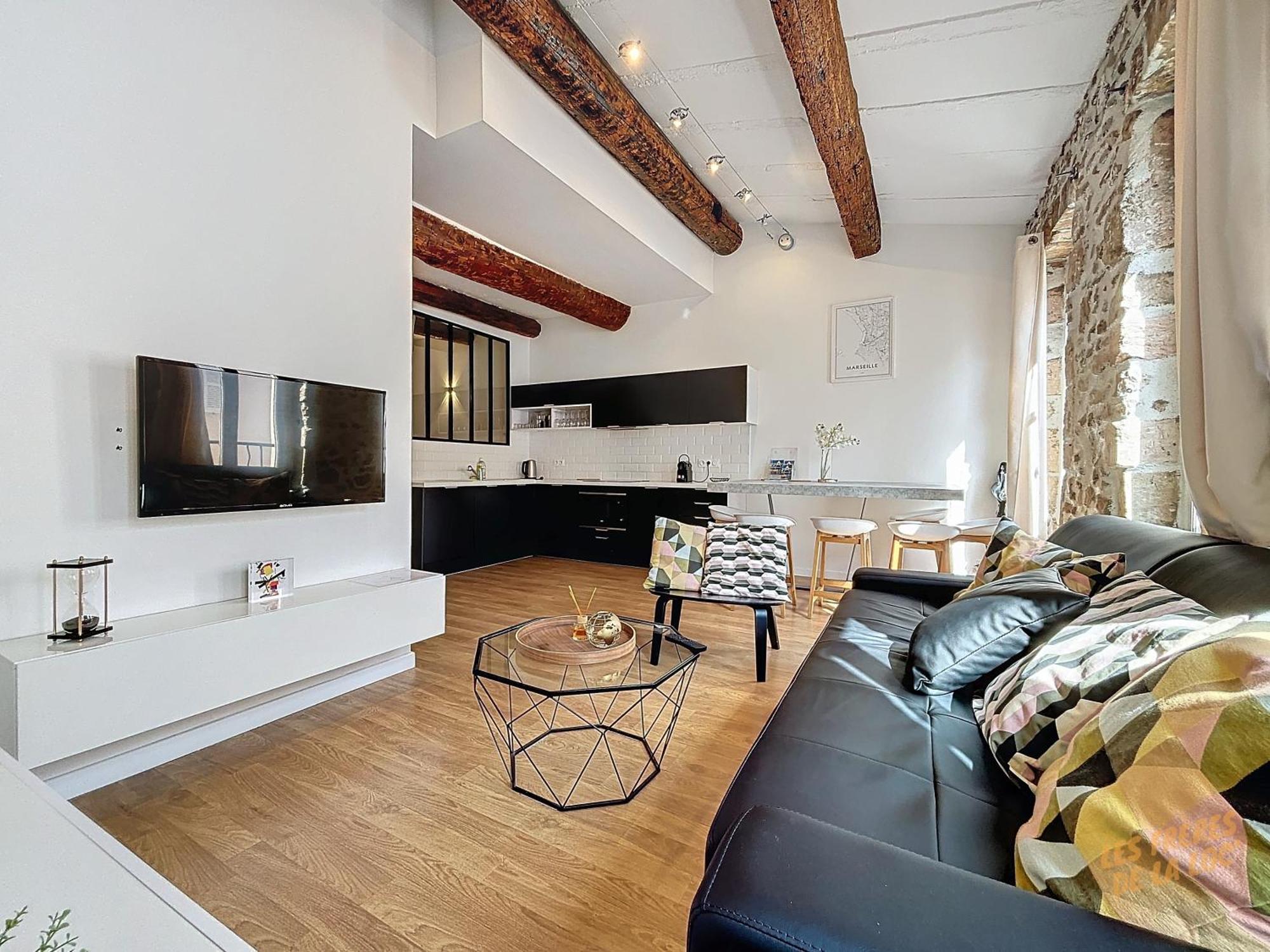 Charmant Appartement Au Vieux-Port - Climatisation - Les Freres De La Loc' Marseilles Buitenkant foto
